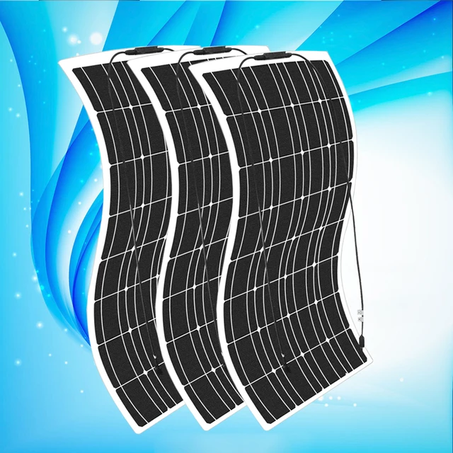 solar panel 12v 24v 1000w 600w 450w 300w battery charger kit complete for car boat vans marine home camper photovoltaic system 450w