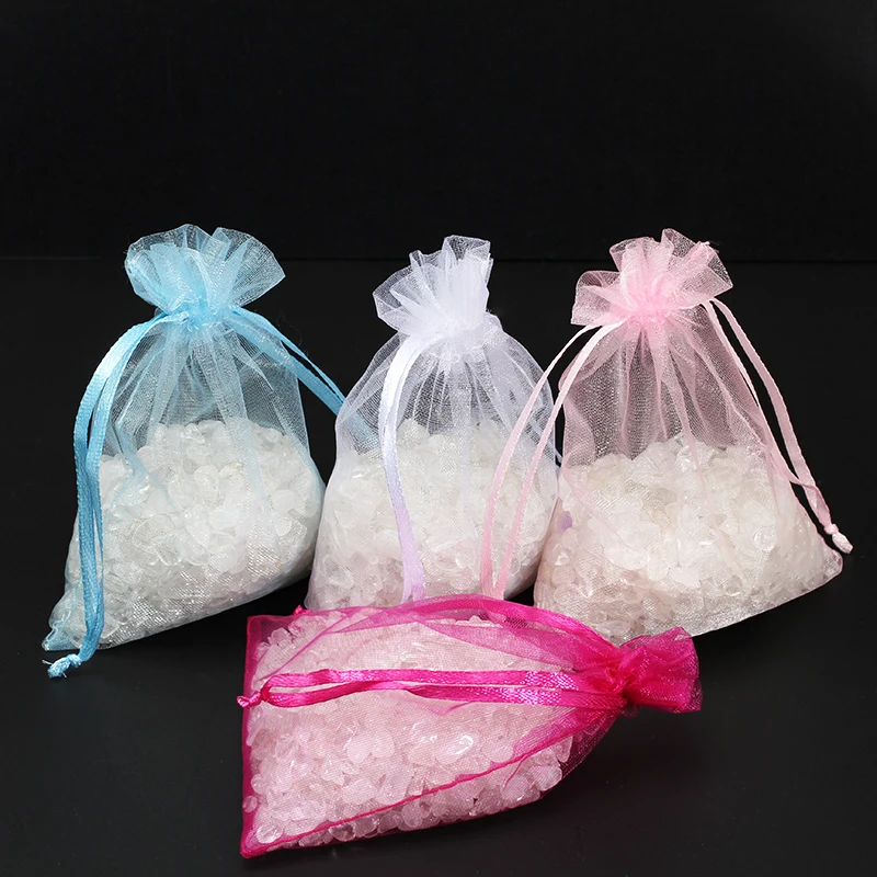 #*Cheap 50pcs bag 7x9 cm Organza Bags Jewelery small Pouches Wedding Party Decoration Drawable Bags Gift Packaging 5zWP001 50