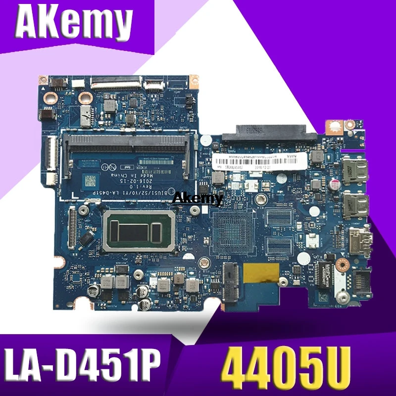 

LA-D451P Laptop motherboard for Lenovo YOGA 510-14ISK Flex4-1470 original mainboard 4405U-CPU