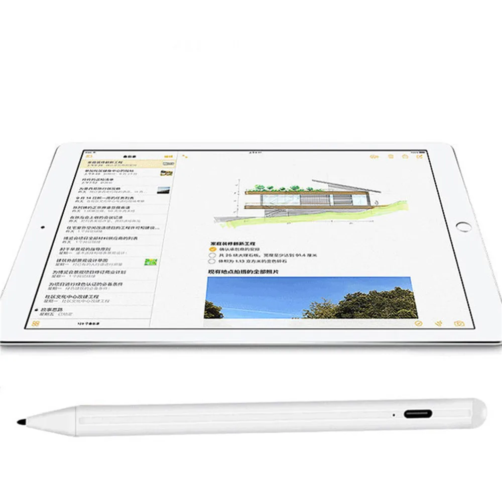 Стилус для планшета из алюминиевого сплава для iPad 9," 10,2" Air 3/Mini 5/Pro 1" 12,9" Сменный стилус для планшета