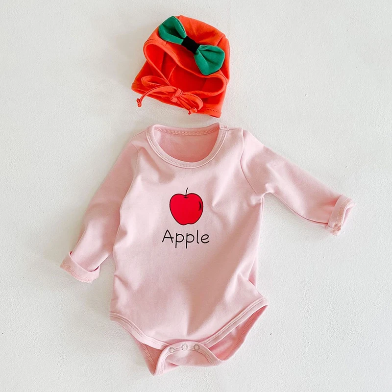 Baby Jumpsuit Cotton  New 2020 Autumn Toddler Clothing Baby Girls Loving Heart Rompers Kids Baby Clothing Toddler Baby Girl Rompers Baby Bodysuits medium Baby Rompers