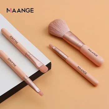 

4Pcs Mini Makeup Brushes Set Silk Hair Beauty Tool Hot Sales