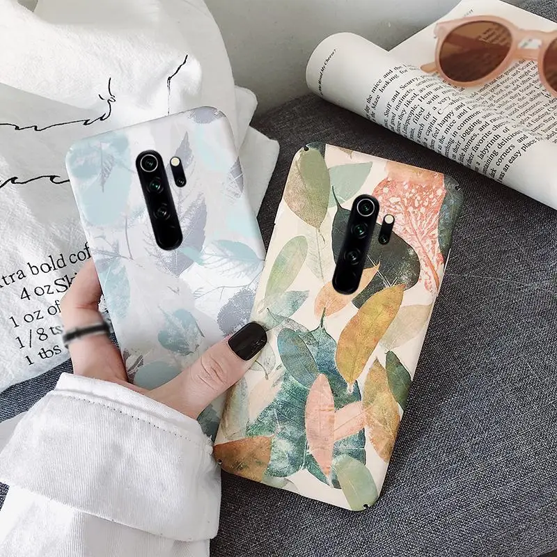 Роскошный чехол для телефона с рисунком чернил Xiaomi Redmi Note 8 7 K20 Pro жесткие Матовые