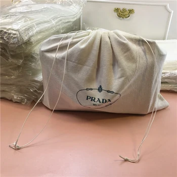 

Ribbon Cotton Bag Jewelry Packaging Gift Bag Makeup Cosmetic Necklace Bracelet Bead Storage Drawstring Pouch Custom Bag Logo