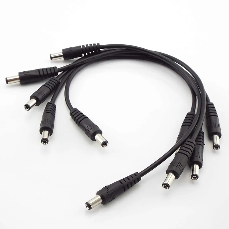 12V 3A DC Male to Male Power Supply Cord Cable 5.5 x 2.1mm Male CCTV Adapter Connector 0.5M/1M/2M dc connectors