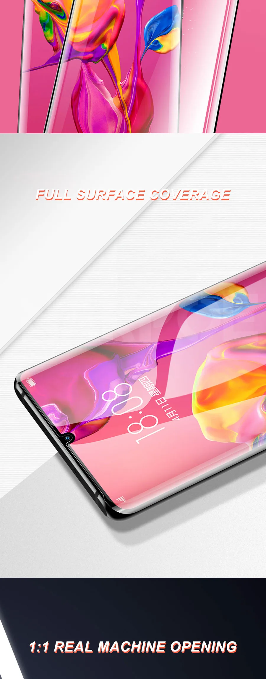 9D полное покрытие из закаленного стекла для huawei P30 P20 P10 Lite Plus защита экрана huawei P30 P20 Pro P умная защитная пленка