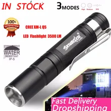 Mini Lampe De Poche Led Imperméable Lumineux superbe de Lampes De Poche À Poignée Torche Lumière de Travail de Poche Q LAMPE DE POCHE LED Torchnew