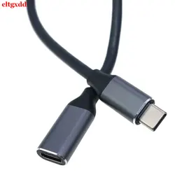 Cable de extensión USB tipo C, extensor hembra a macho para Xiaomi/Huawei/Samsung, cable de extensión USB 3,1