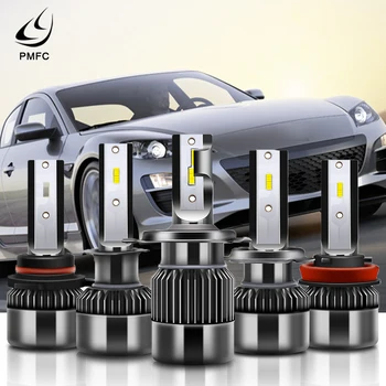 

PMFC 2x LED Headlight Bulbs CSP LED Chips Canbus Car Light 100W 10000LM/Bulb 12V 24V IP68 360 degree Car Styling H1/7/4/8 HB3/4
