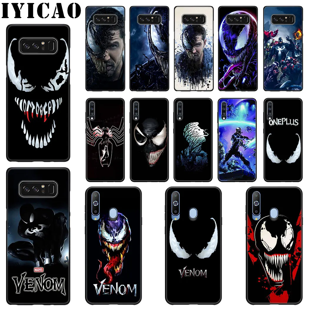 Marvel Venom Soft Silicone Case for Samsung Galaxy Note 10 Plus A50s A40s A30s A20s A10s TPU Cover |