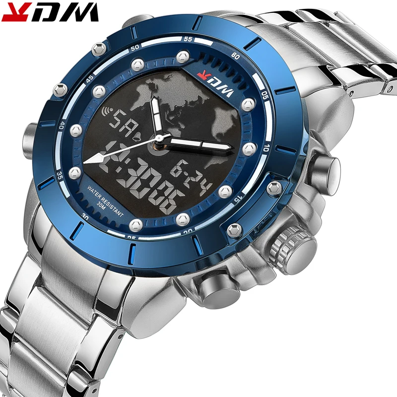 Спортивные мужские часы reloj hombre Full Steel relogio masculino роскошные деловые спортивные