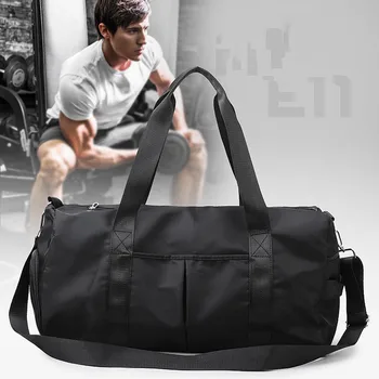 

Large-capacity fitness bag Shoe Position Dry Wet Separation fashion yoga solid color shoulder bag multi-function handbag