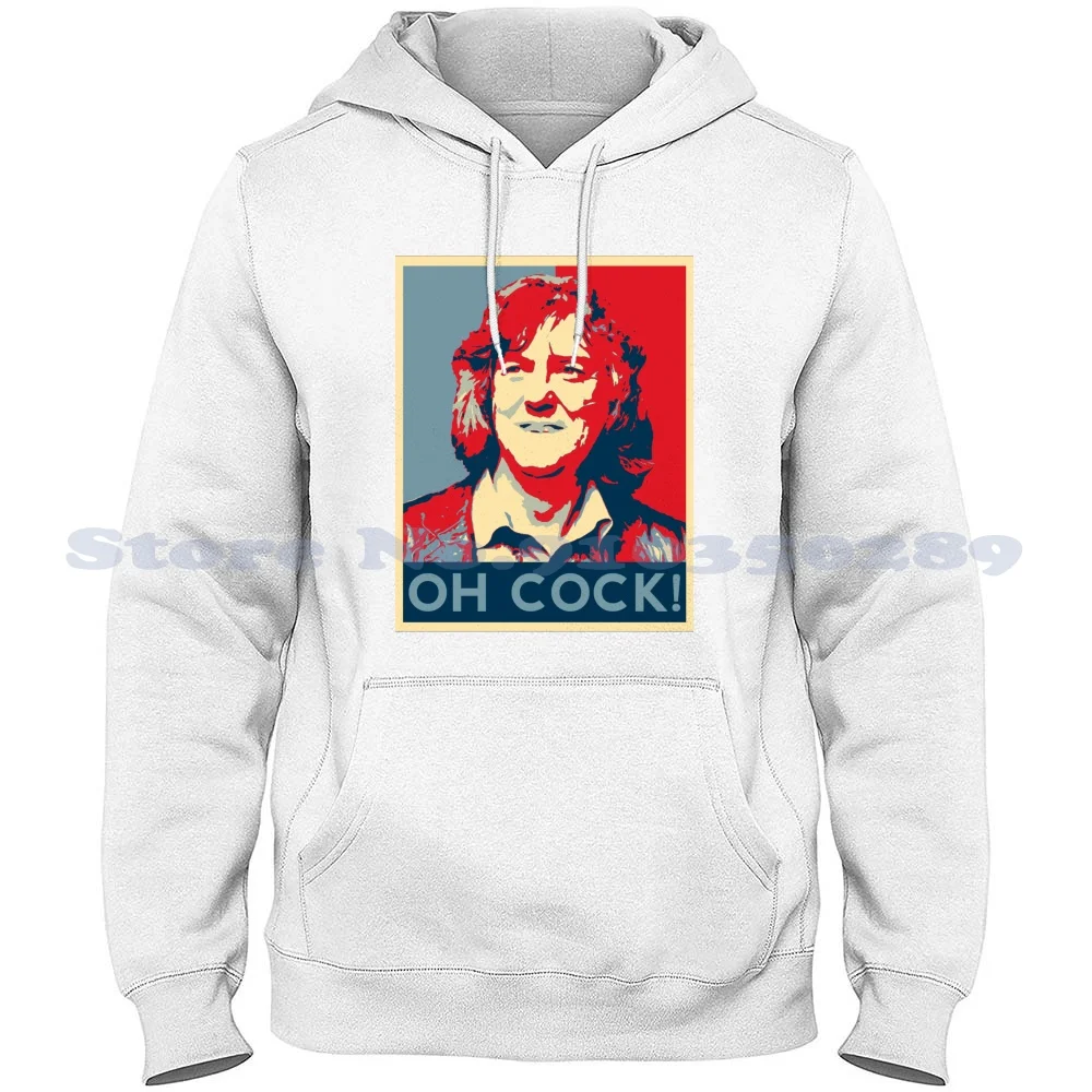 James May-Oh Cock! Streetwear Sport Felpa Con Cappuccio James May Toy Stories Car Of The People Our Man In Japan Top Gear Man