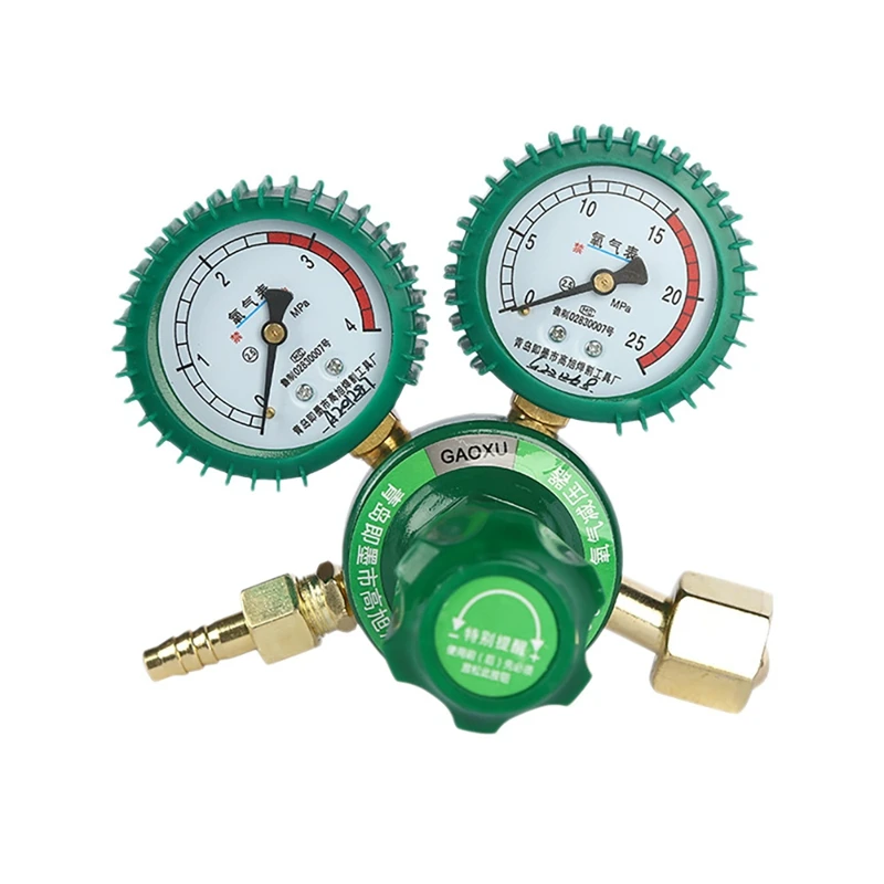 Oxygen Gas Bottle Regulators O2 Reducing Pressure Inhaler Acetylene Double Gauge Regulator Tank | Инструменты