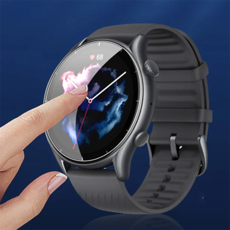 Фото Защитная пленка для часов Amazfit GTR 3 3 Pro 2 2e GTR3 Pro GTR2 GTR2e, из ТПУ, мягкая, на ЖК экран, 5 шт. №4