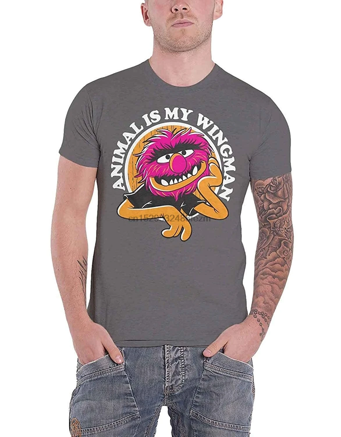 Muppets футболка с животным это мой Wingman логотип телевизионной программы
