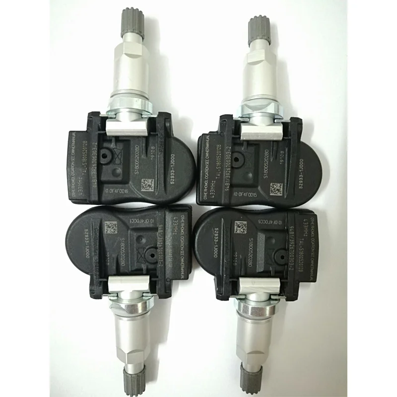 4PCS 433MHZ 52933 1J000 529331J000 Tire Pressure Monitoring Sensor TPMS
