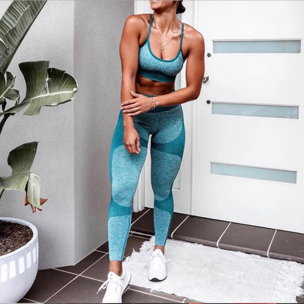 Спортивный бюстгальтер для фитнеса и йоги облегающее нижнее белье