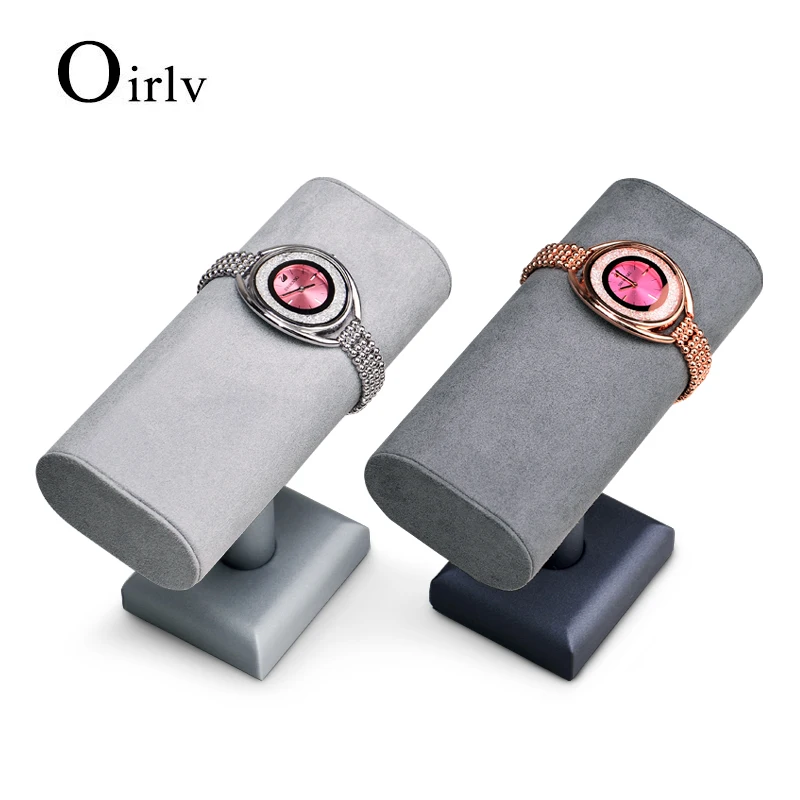 Oirlv Uhr Display Stand PU Leder Armband Display Halter Schmuck Organizer Rack T Form Uhr Rack Lagerung