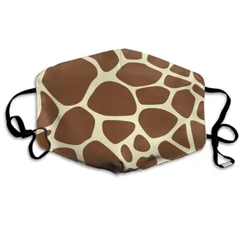 

Unisex Print Mouth Mask - Giraffe Print Funny Art Polyester Anti-dust Mouth-Muffle - Fashion Washed Reusable Face Masks for
