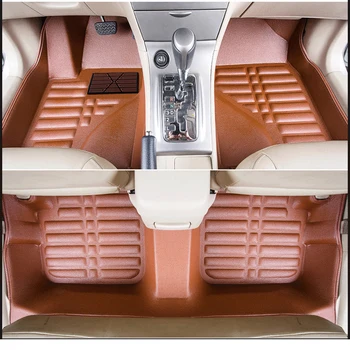 

leather car floor mats for toyota corolla E140 E150 2006 2007 2008 2009 2010 2011 2012 carpet accessories rug auto