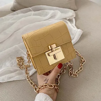 

KYIDER Stone Pattern MINI Crossbody Bags for Women 2020 Lock Messenger Shoulder Bag Lady Lipstick Handbags and Purses