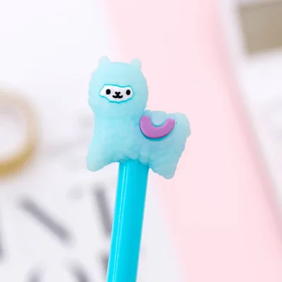 1pcs gel pens В виде животных, Очаровательная толстовка с капюшоном ручки канцелярские 0,5 мм Единорог гелевая студенческие ручки письменном виде гелевых ручек Роман каваи ручки канцелярские каваи школьные принадлежности - Цвет: 1pcs gel pens