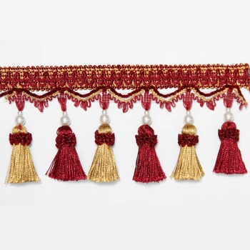 

6 CM/bag Tassel Curtain Fringe decorative Curtain Trimmings Fringe Curtain accessories Lace Trim