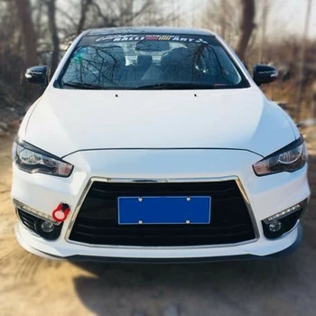 

For Mitsubishi Lancer Carbon Fiber EVO X Eyebrow Trims 2pcs Set Eyelid Durable
