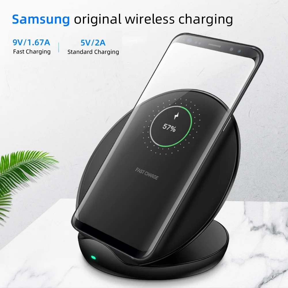 

Wireless Phone Charger Stand For iPhone X XS Samsung S9 S10 Huawei P20 Mobile Phone Fast Wireless Charging Station Phone Charger
