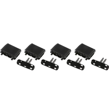

4-Pack Car A/C Air Vent Outlet Tab Clip Repair Kit for Toyota Prado - Auto Interior Preplacement Parts - Black