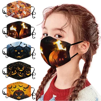 

5pc Children Reusable Face Shield Washable Mouth Mask Windproof Cloth Face Shield Face Mask Breathable mondmaskers Tapabocas