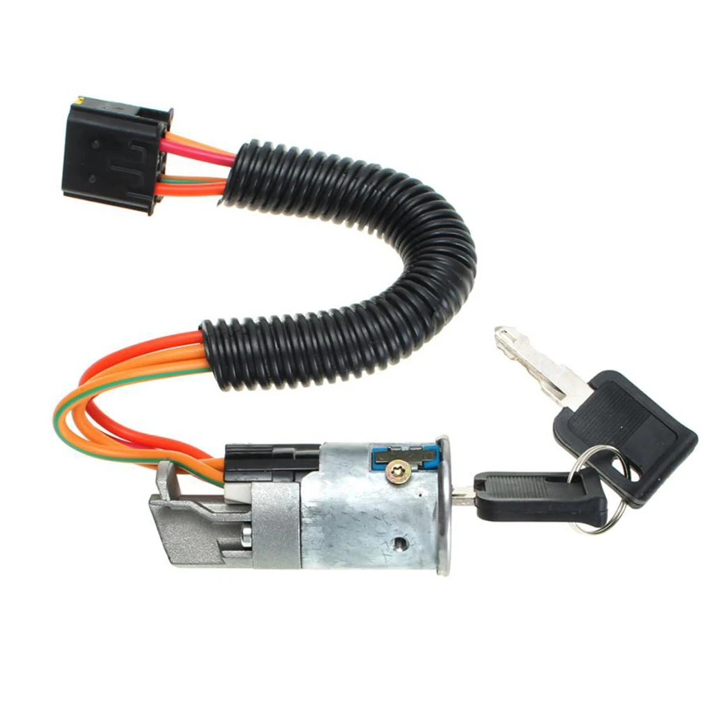 Ignition Key Switch Lock Cylinder with 2 Keys For    Clio Megane Scenic