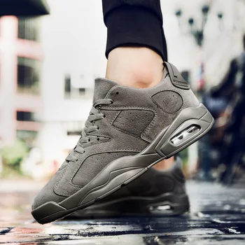 

Autumn new men's shock absorption sports running shoes breathable outdoor student basketball shoes men's youth casual shoes