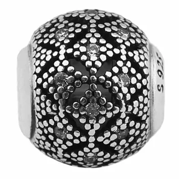 

Top Quality 925 Sterling Silver Bead Charm COMPASSION With Clear CZ Charm Fit ESSENCE Bracelet Diy Jewelry