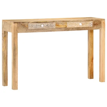 

vidaXL Console Table 120x30x75 cm Solid Mango Wood