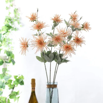 

Artificial Chrysanthemum Flower Branch Wedding Decoration Fake Chrysanthemum Flower for Home Garden Party Supplies Floral