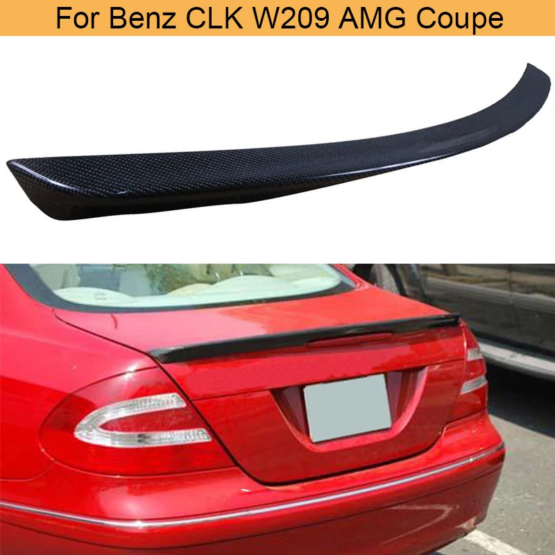 Aileron Arrière Fibre De Carbone / FRP Pour Mercedes CLK W209 C209 Coupé 2003-2009 - Style Sport, Non Peint