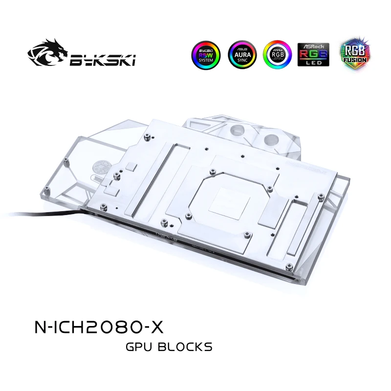 Кулер для графического процессора Bykski INNO RTX 2080 /2070/2070 супер блок водяного
