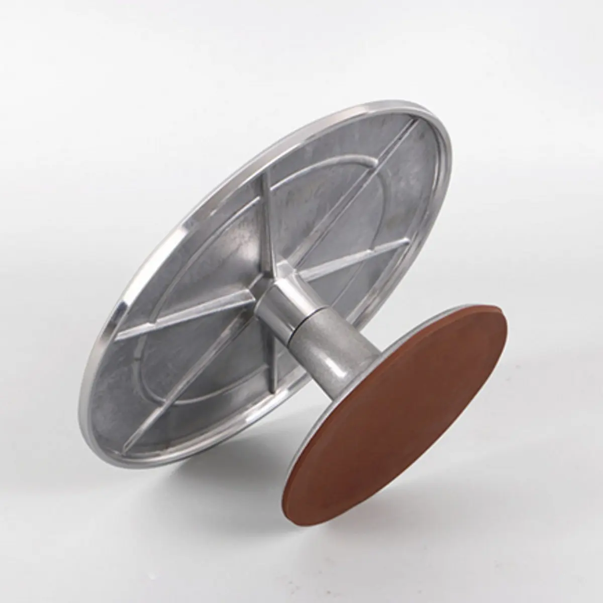

Hot 12 Inch Cake Turntable Silver Aluminium Alloy Rotating Dough Cream Cake Stand Cake Rotary Table Baking Decorating Kitchen To