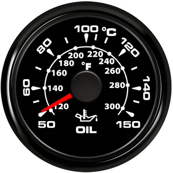 

Bulldozer Oil Temperature Gauge Meter Digital Waterproof Indicator fit Car Boat Marine Vessel soil shifter 7 color Backlight