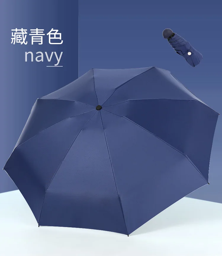 Маленький модный складной зонт от дождя для женщин, подарок для мужчин, мини Карманный Зонтик для девочек, анти-УФ, водонепроницаемый, портативные дорожные Зонты