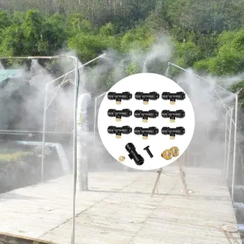 

1 Sets Fog Nozzles irrigation system Portable Misting Automatic Watering Garden hose Spray head