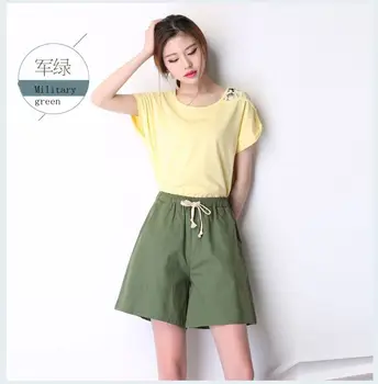 

Summer cool women denim Gray Shorts high waists fur-lined leg-openings Plus Black