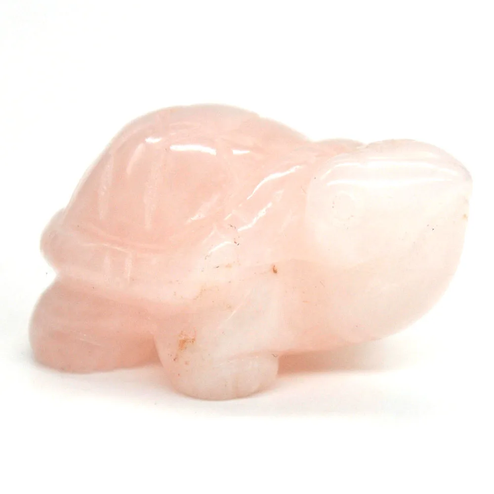 1.5" Cat Elephant Tortoise Rabbit Owl Frog Fish Bear Dog Horse Wolf Snake Statue Natural Healing Crystal Animal Stone Carving 