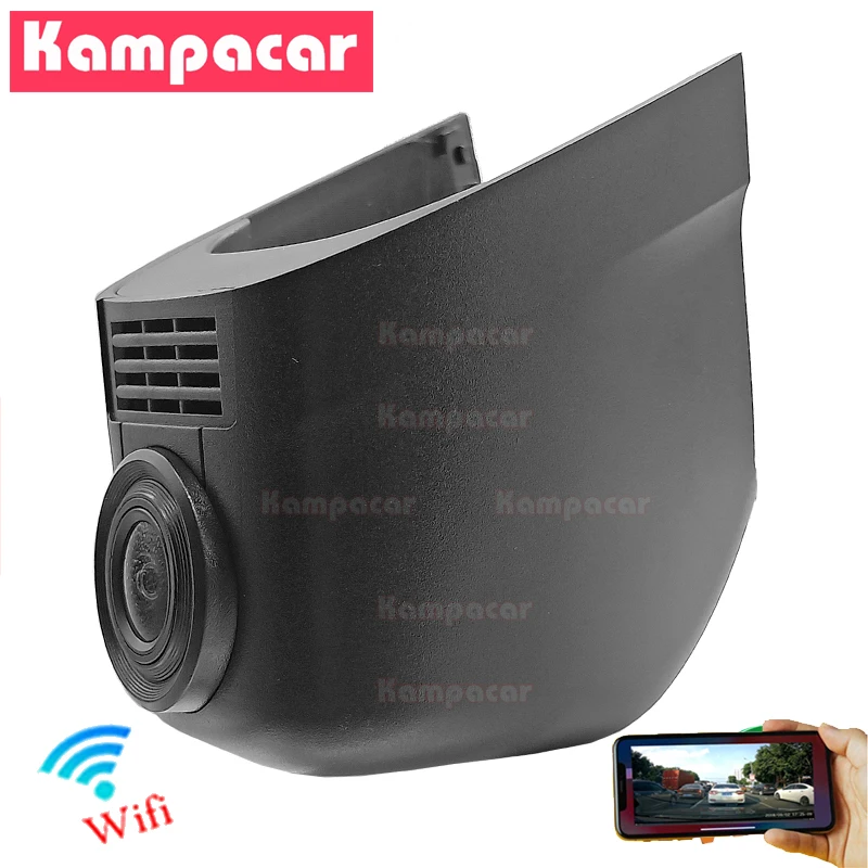 Автомобильный видеорегистратор Kampacar с Wi-Fi для Skoda Octavia A7 A8 FL Rapid Karoq Kodiaq Kodiak 60 мм 4K