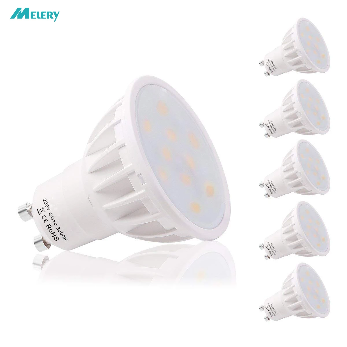 Day White Halogen bulbs GU10 20 SMD LED DIMMABLE or NON-DIMMABLE Warm