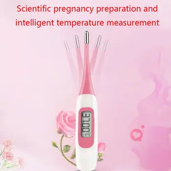 

Women Female Ovulation Digital Thermometer LCD Basal Measuring Temperature Measurement Easy to Read