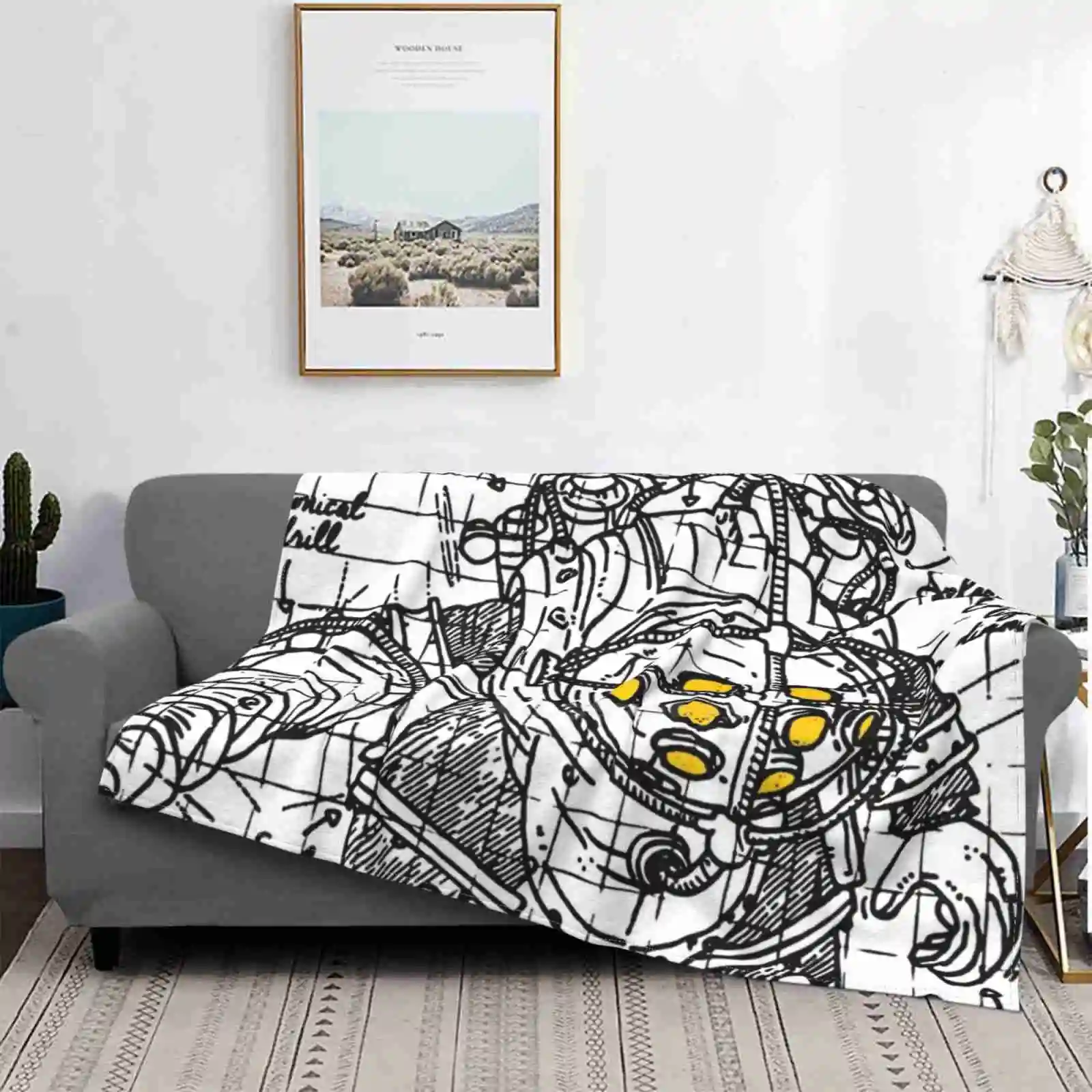 Mr Bubbles Layout Per La Casa Divano Letto Campeggio Auto Aereo Viaggio Coperta Portatile Robot In Metallo Big Ocean Daddy Biosthock Bolt Steam