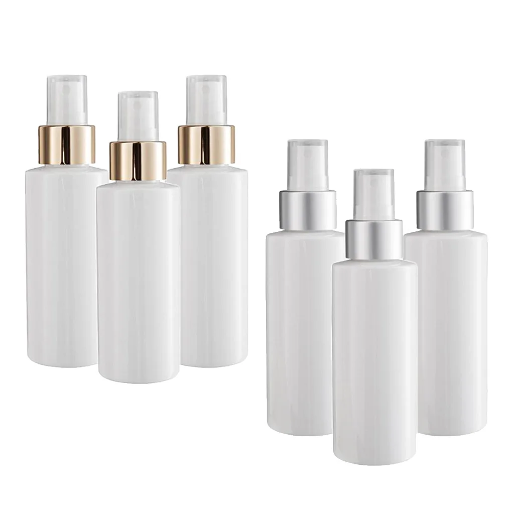 6x 3.4oz Refillable Perfume Fragrance Spray Bottles Tubes Toiletry Sprayer White